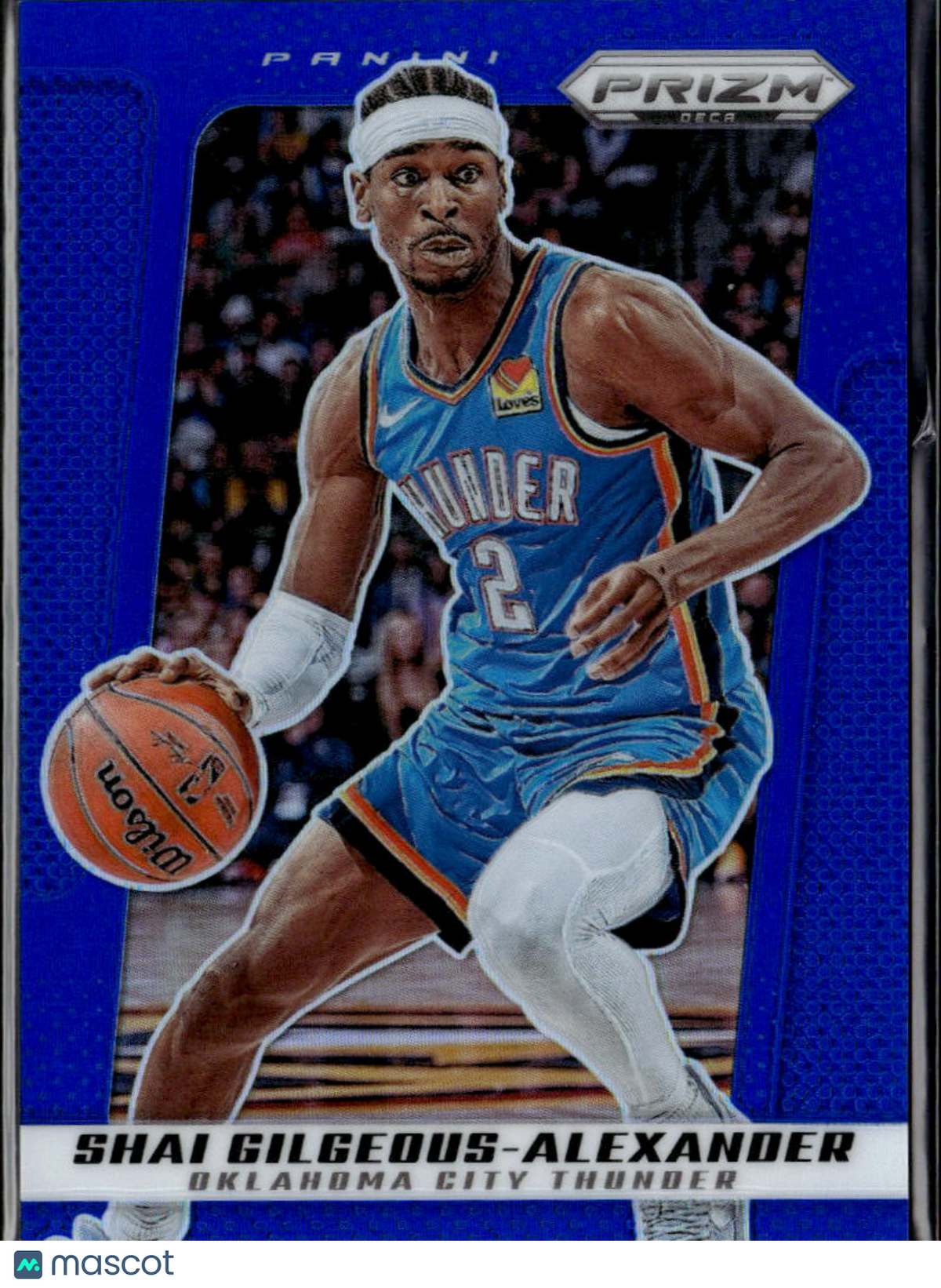 Shai Gilgeous-Alexander 2024-25 Prizm Deca Blue Prizm 146/149 OKC Thunder