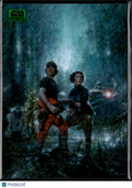 Separated At Birth Topps Star Wars Galaxy Green Shimmer Refractor 97/199 #82