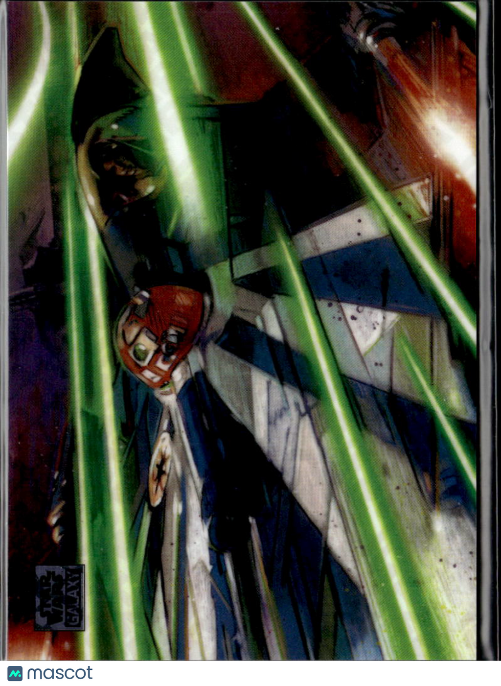 Skywalker's Starfighter Topps Star Wars Galaxy Logofractor 67/77 #81