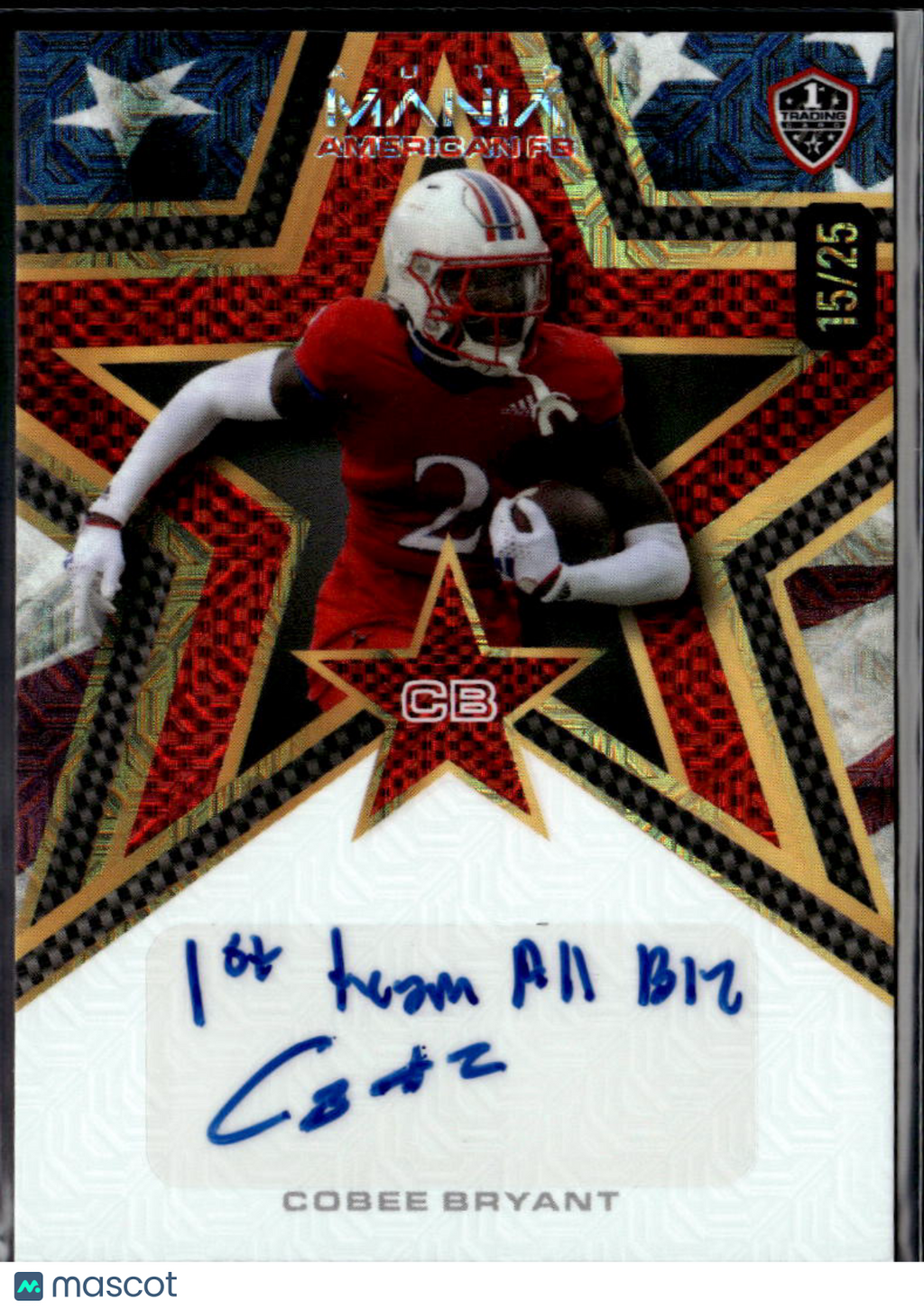 Cobee Bryant 2024 Wild Card Inscription Auto Autograph RC Kansas 15/25