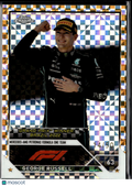 George Russell 2023 Topps Chrome Formula 1 GOLD Checkerboard Refractor 14/50