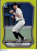 Dax Kilby 2026 Bowman Chrome Yellow Refractor 68/75 New York Yankees