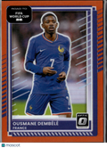 Ousmane Dembele 2025 Optic Road to FIFA World Cup Orange Prizm 58/99 France