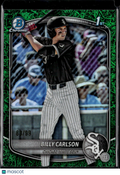 Billy Carlson 2025 Bowman Chrome 1st Green Grass RC 83/99 Chicago White Sox