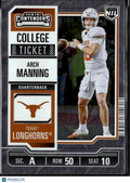 Arch Manning 2025 Contenders Rookie RC Diamond Foil Texas Longhorns