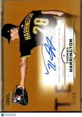 Thomas Harrington 2025 Stadium Club GOLD Auto Autograph RC 12/50 Pirates