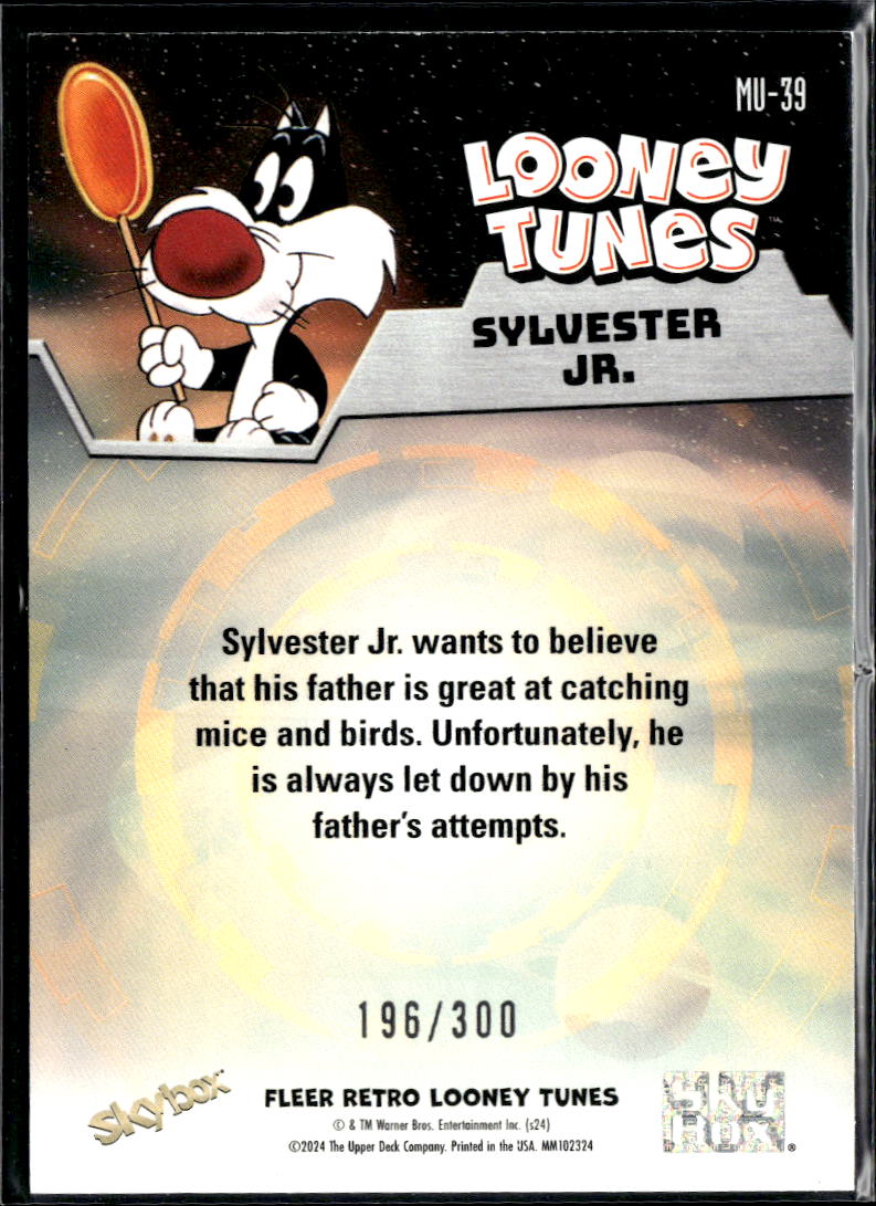 Sylvester Jr. 2024 Fleer Retro Looney Tunes Metal Universe 196/300 #MU-39