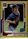 Cam Caminiti 2026 Optic Rated Rookie RC GOLD Prizm 4/10 Atlanta Braves