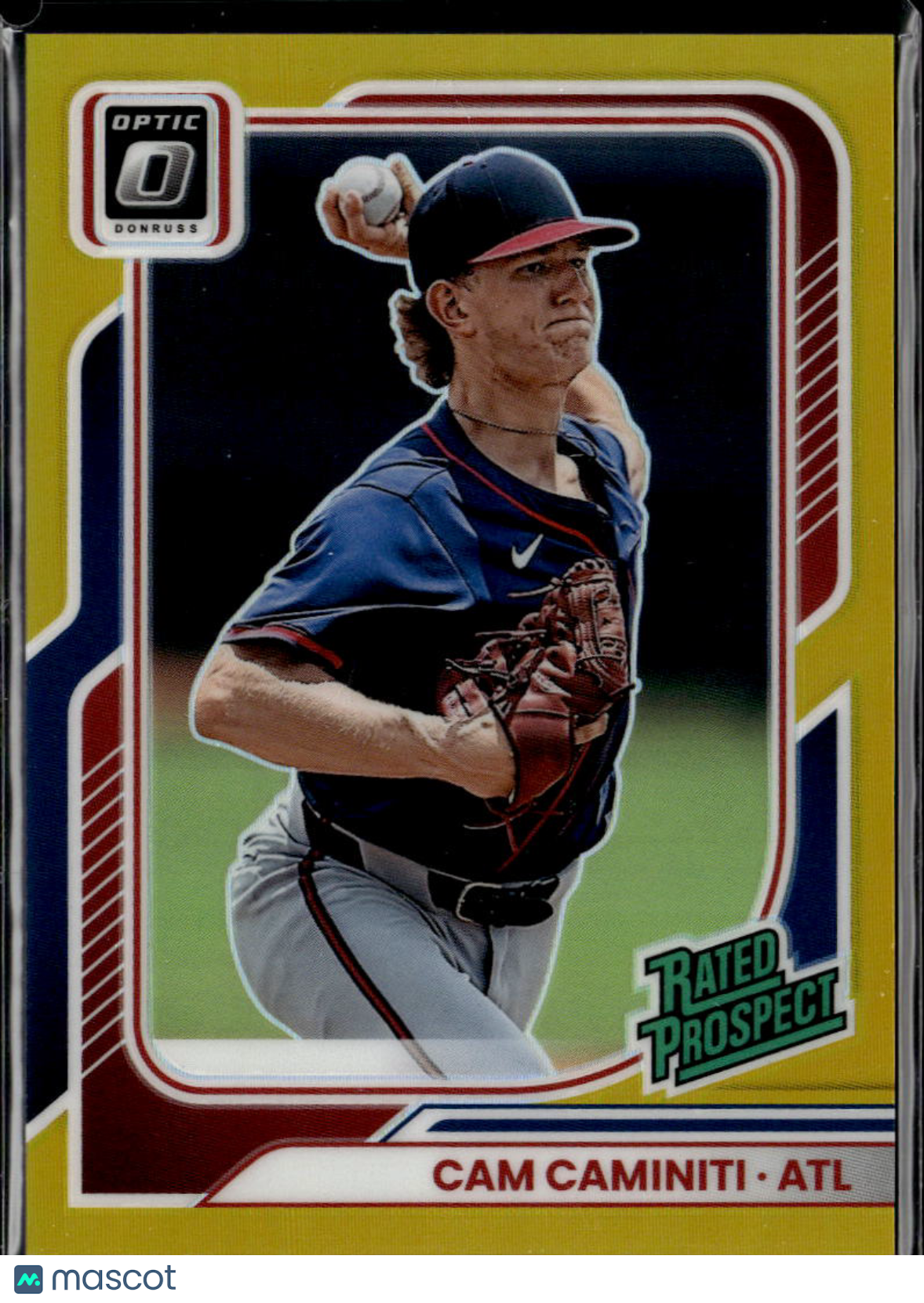 Cam Caminiti 2026 Optic Rated Rookie RC GOLD Prizm 4/10 Atlanta Braves