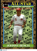 Johnny Bench 2026 Topps 75th Anniversary GOLD 41/50 Cincinnati Reds