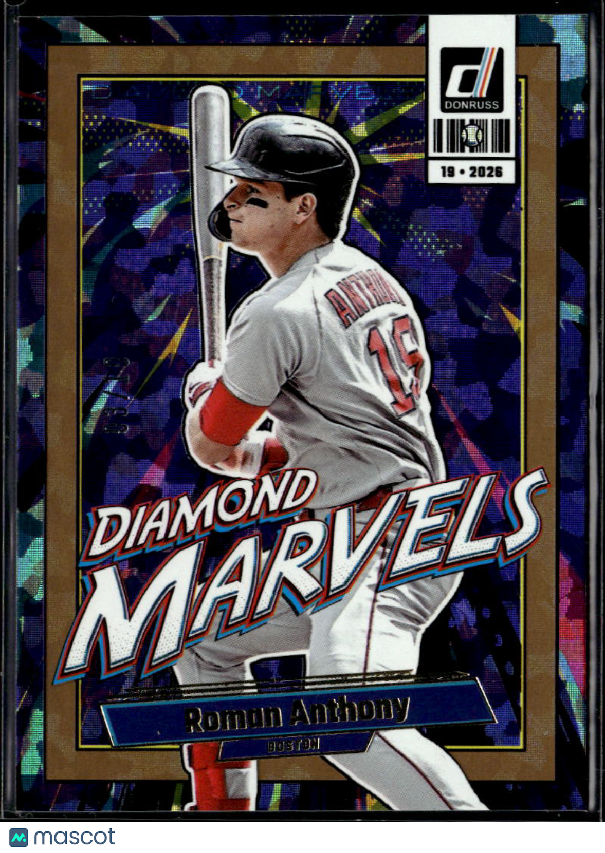 Roman Anthony 2026 Donruss Diamond Marvels GOLD 3/10 Boston Red Sox