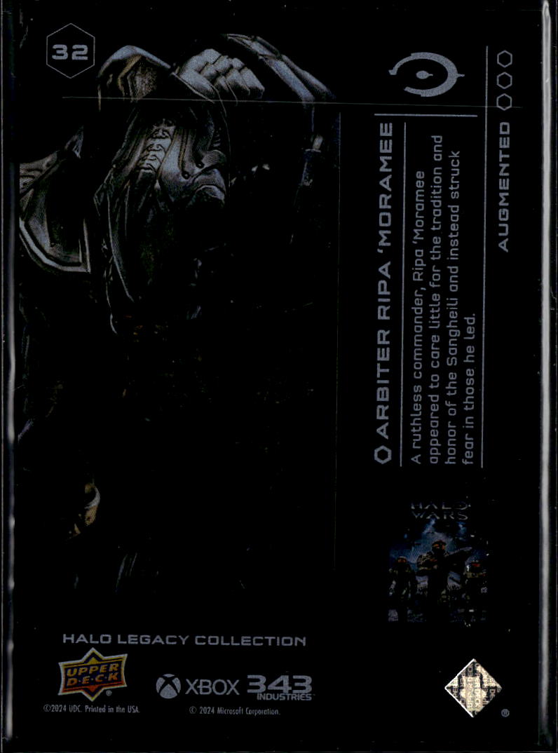 Arbiter Ripa 2024 Upper Deck Halo Augmented Gold 14/117 #32