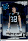 Christian McCaffrey 2017 Optic Rated Rookie RC #168 Carolina Panthers