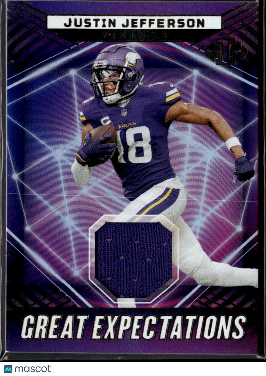 Justin Jefferson 2024 Illusions Expectations Jersey Patch Minnesota Vikings