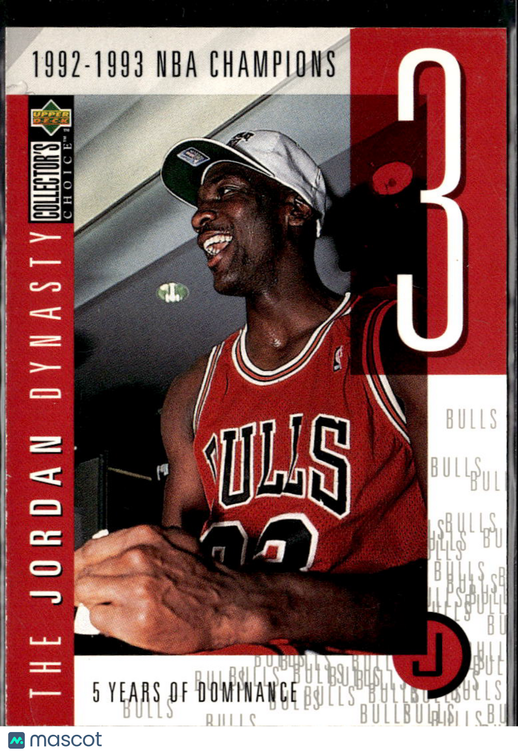 Michael Jordan 1997 Collector's Choice The Jordan Dynasty 22293/23000 Bulls
