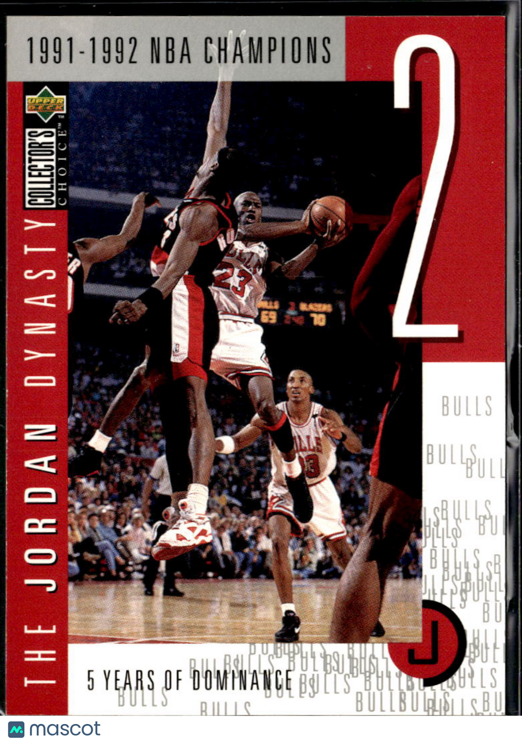 Michael Jordan 1997 Collector's Choice The Jordan Dynasty 21866/23000 Bulls
