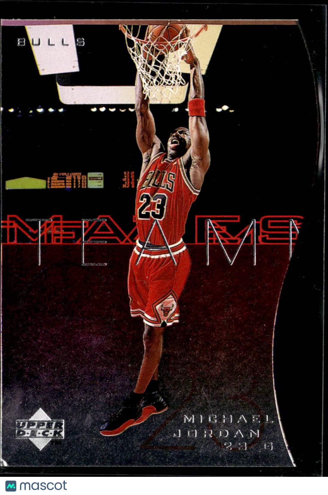 Michael Jordan 1997 Upper Deck Die-Cut #T7 Chicago Bulls