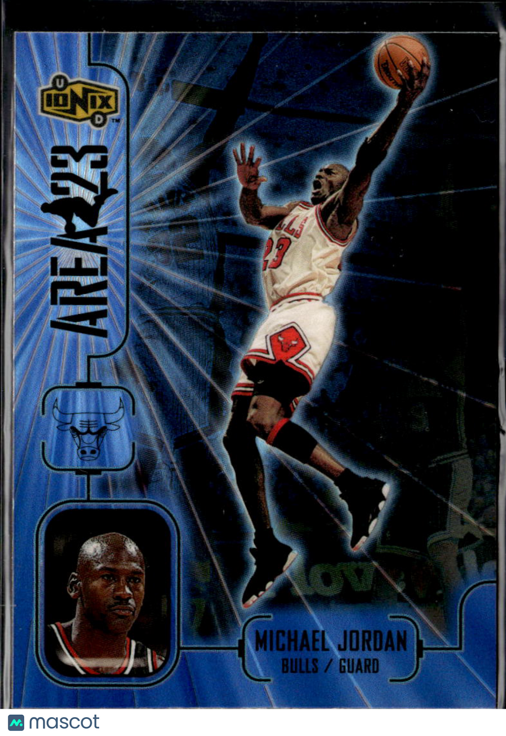 Michael Jordan 1999 Upper Deck Ionix Area 23 #A4 Chicago Bulls