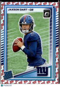 Jaxson Dart 2025 Optic Rated Rookie 100 Emoji SSP RC #273 New York Giants