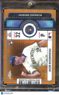Jacob Misiorowski 2026 Topps Chrome Big Ticket RC Orange Refractor 19/25 Brewers
