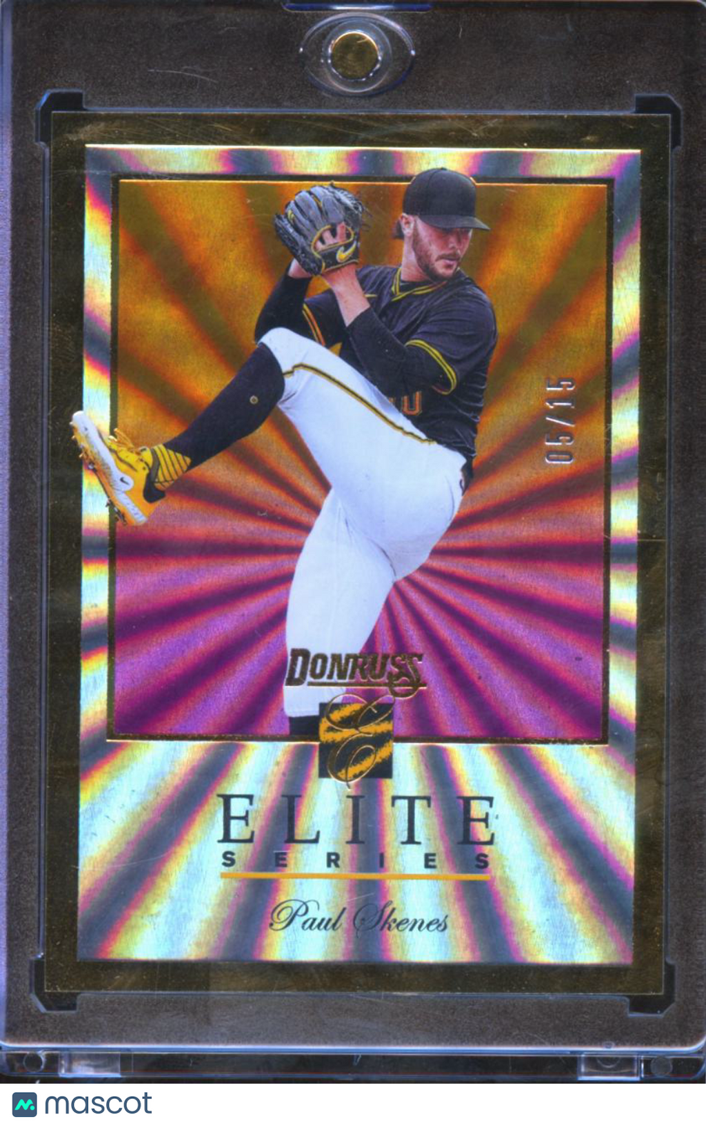 Paul Skenes 2026 Donruss Elite Series GOLD SSP 5/15 Pittsburgh Pirates