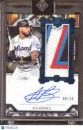 Agustin Ramírez 2025 Topps Transcendent Auto Autograph Patch 6/10 Miami Marlins