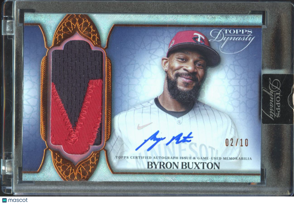 Byron Buxton 2025 Topps Dynasty Auto Autograph Patch 2/10 Minnesota Twins