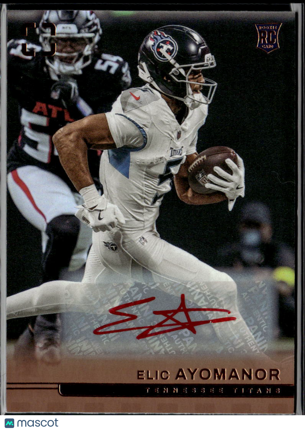 Elic Ayomanor 2025 Photogenic Ink Red Auto Autograph RC Rookie Tennessee Titans