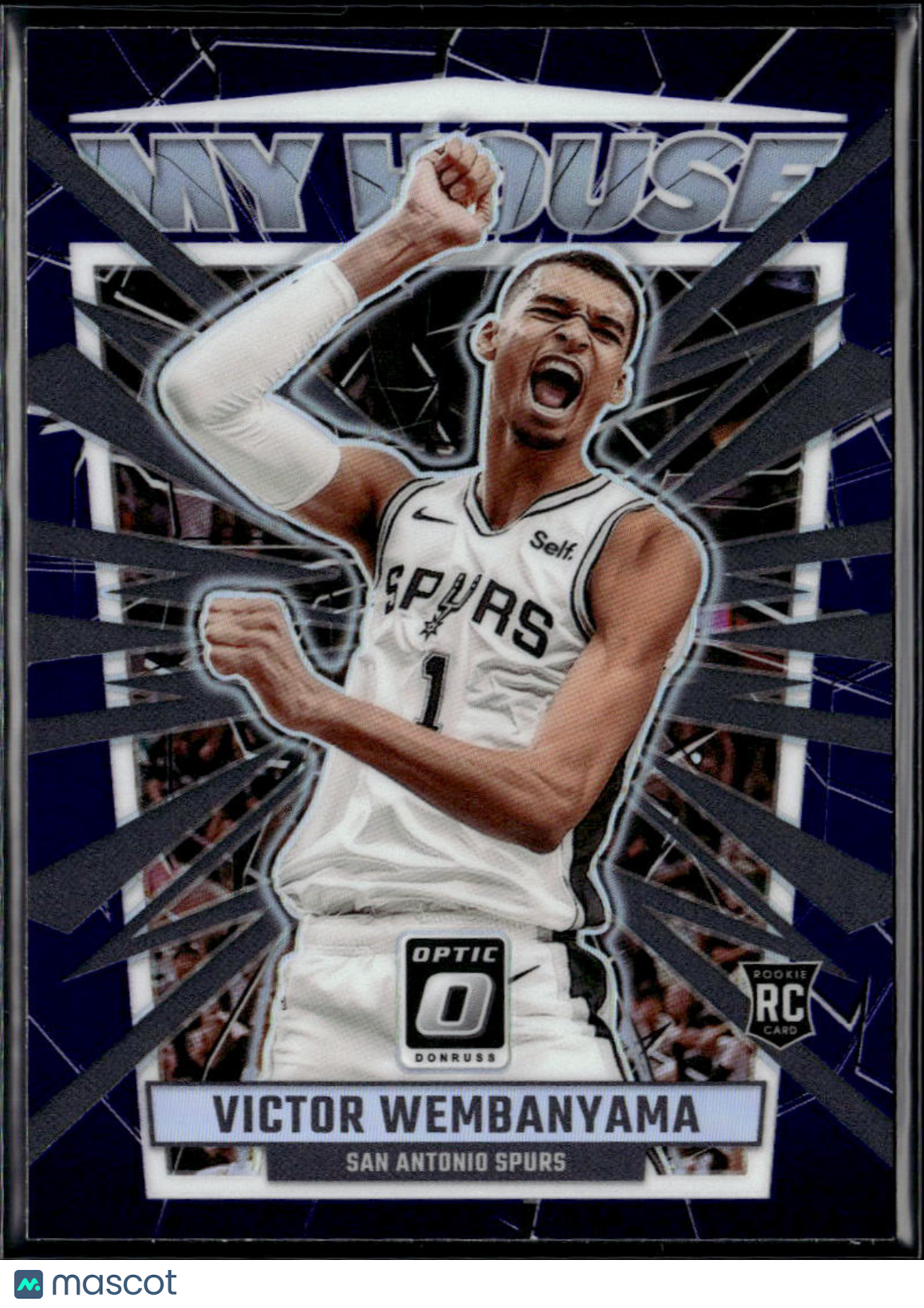 Victor Wembanyama 2023-24 Optic My House Purple RC Rookie San Antonio Spurs