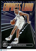 Victor Wembanyama 2023-24 Optic Express Lane Purple Rookie RC San Antonio Spurs