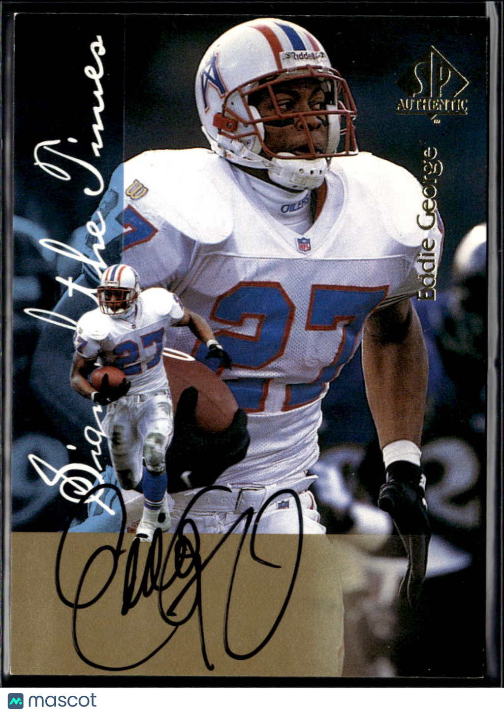 Eddie George 1997 SP Authentic Sign of the Times Auto Autograph Houston Oilers