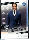 C.J. Stroud 2024 Panini Prestige Dressed to Impress SSP CASE HIT Houston Texans