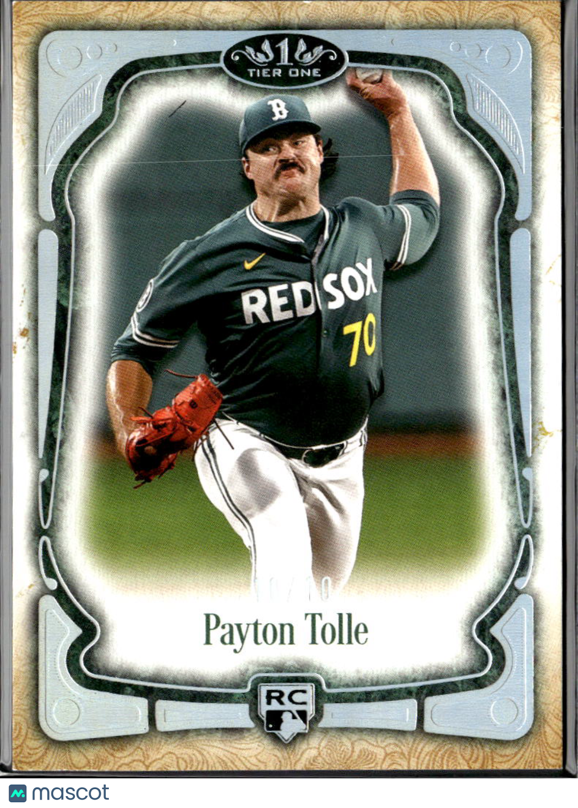 Payton Tolle 2026 Topps Tier One Platinum Rookie RC 10/10 Boston Red Sox