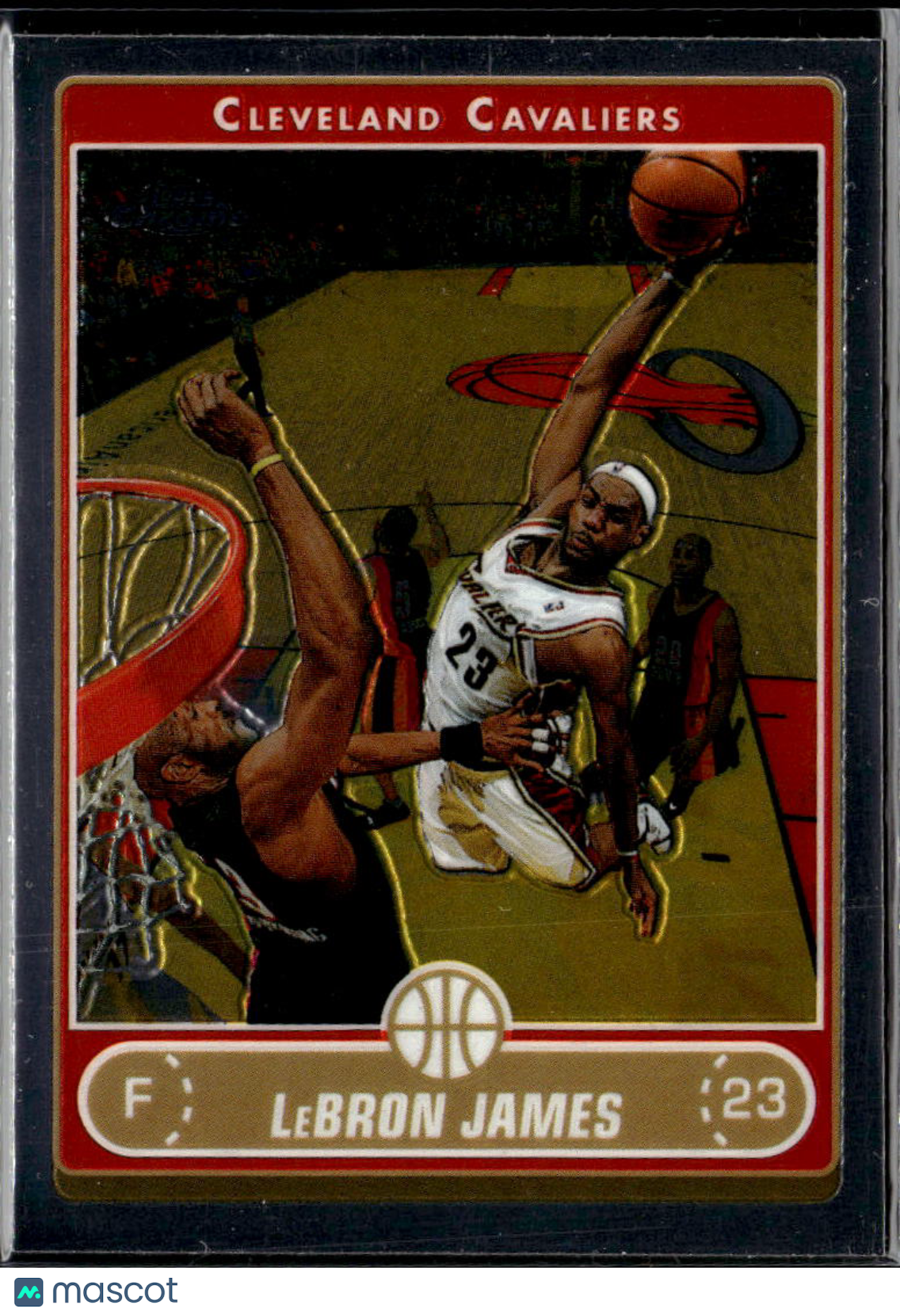 LeBron James 2006-07 Topps Chrome Card #67 Cleveland Cavaliers