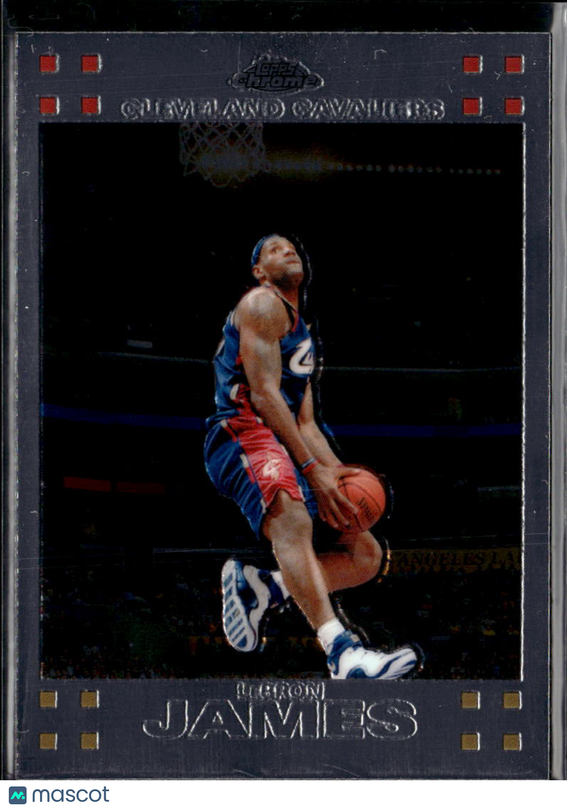 LeBron James 2007-08 Topps Chrome #23 Cleveland Cavaliers