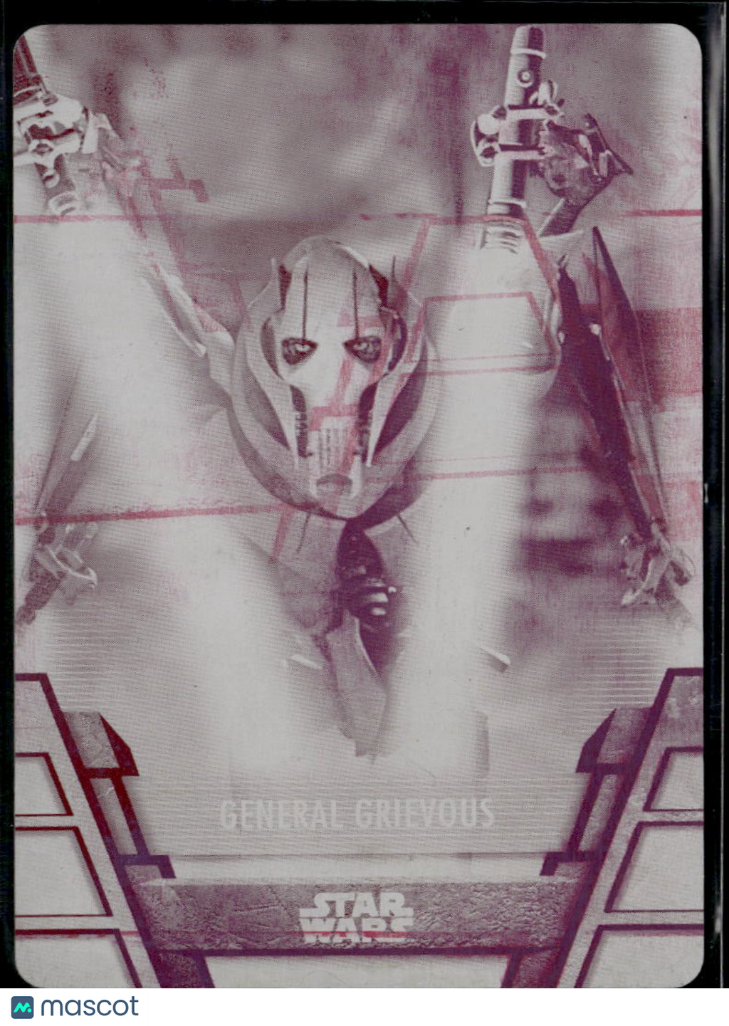 General Grievous 2020 Topps Star Wars Jedi Archives Printing Plate 1/1 #SEP-5