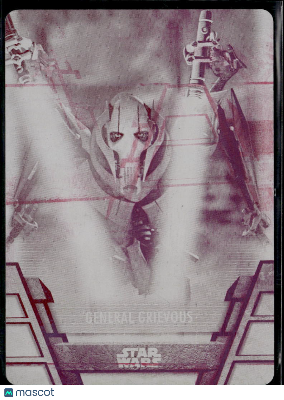 General Grievous 2020 Topps Star Wars Jedi Archives Printing Plate 1/1 #SEP-5