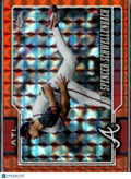 Spencer Schwellenbach 2026 Topps Chrome Orange Geometric Refractor 17/25 Braves