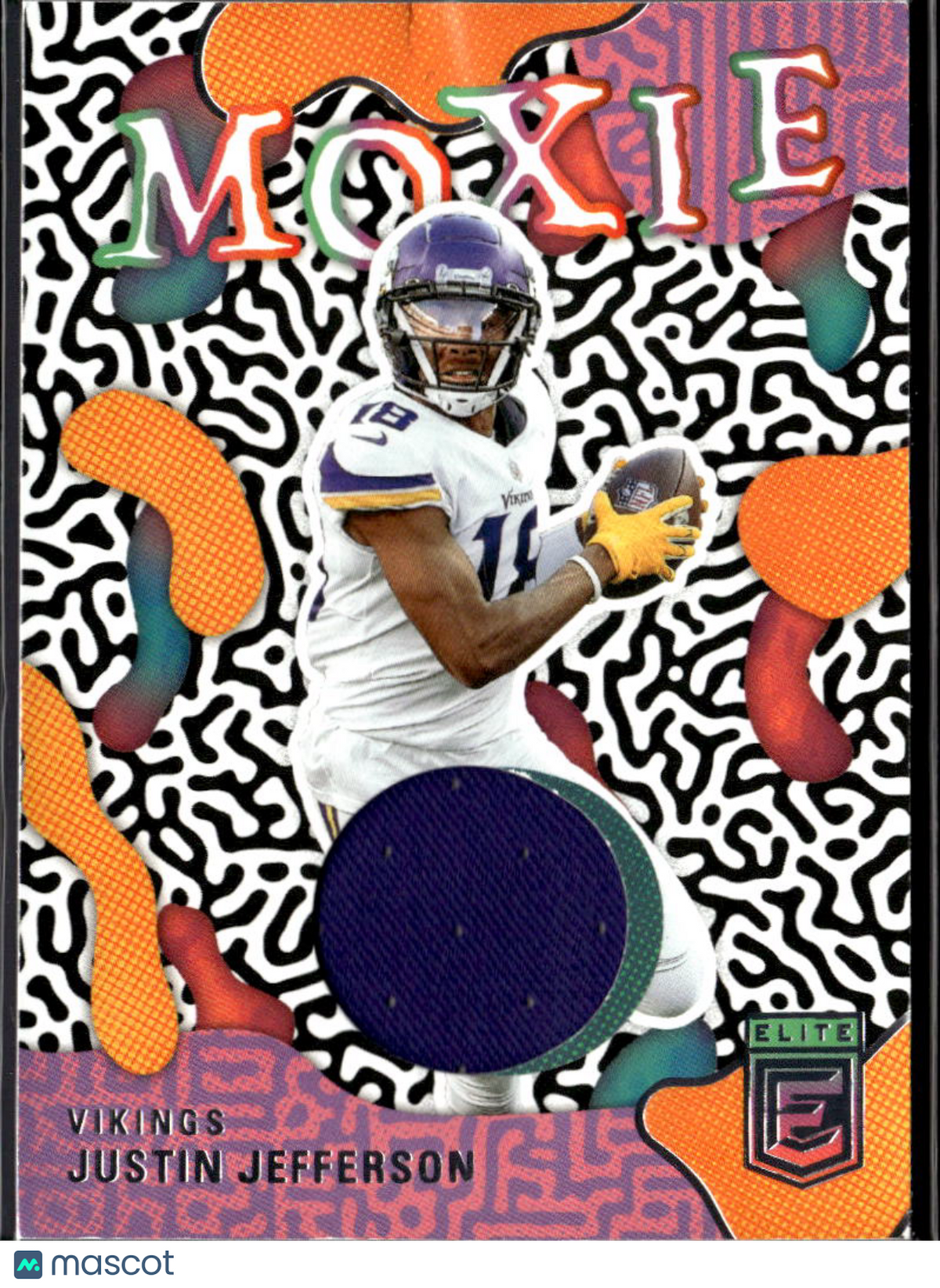 Justin Jefferson 2022 Elite Moxie Jersey Patch Minnesota Vikings