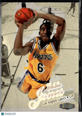 Eddie Jones 1997 Fleer Ultra Gold Medallion Edition ERROR Misprint #35G Lakers