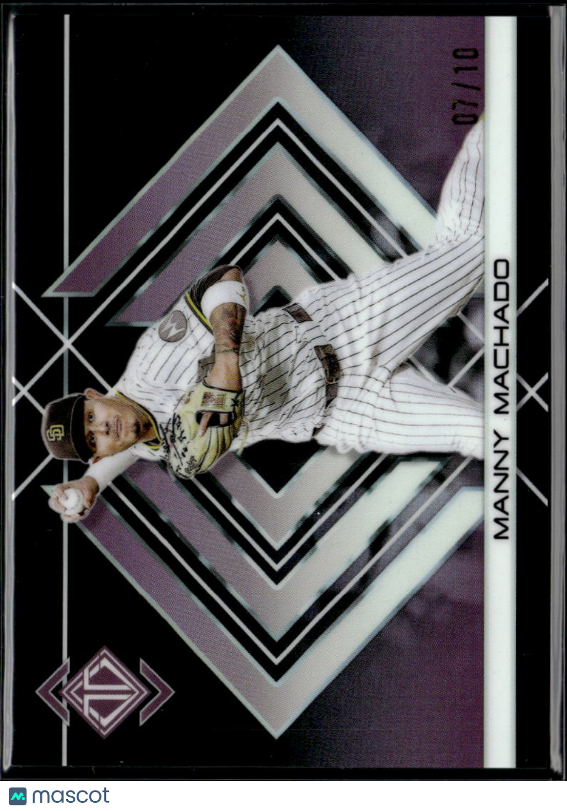 Manny Machado 2025 Topps Transcendent Black SSP 7/10 San Diego Padres
