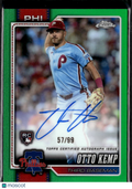 Otto Kemp 2026 Topps Chrome Auto Autograph RC 57/99 Philadelphia Phillies