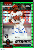 Denzer Guzman 2026 Topps Chrome Auto Autograph RC 56/99 Los Angeles Angels