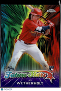 JJ Wetherholt 2026 Topps Chrome Future Stars Purple RC 22/75 Cardinals