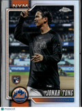Jonah Tong 2026 Topps Chrome Image Variation SSP RC Rookie New York Mets