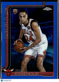 Noa Essengue 2026 Topps Chrome Update Blue Refractor 121/150 Chicago Bulls