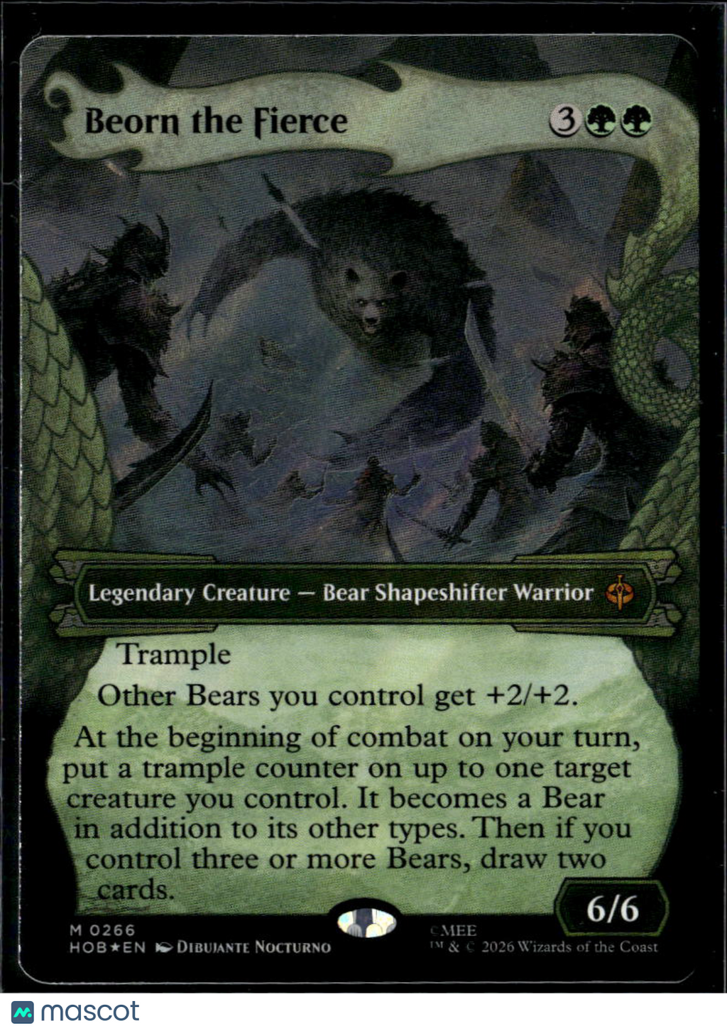 Beorn the Fierce Surge Foil, LOTR: The Hobbit, Magic the Gathering