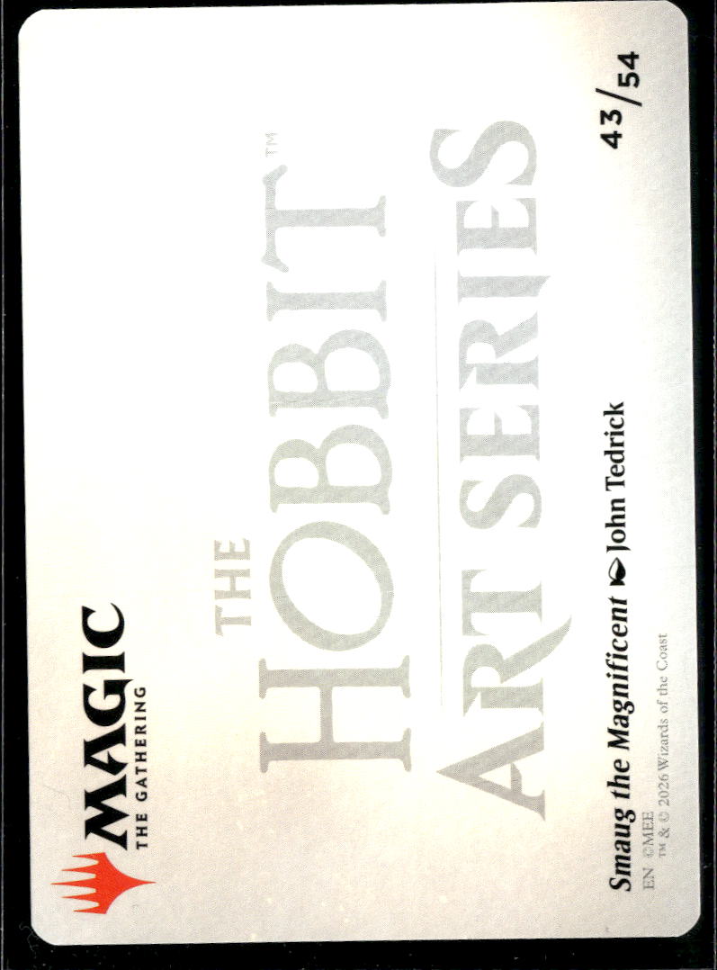 Smaug The Hobbit Art Series, Magic the Gathering