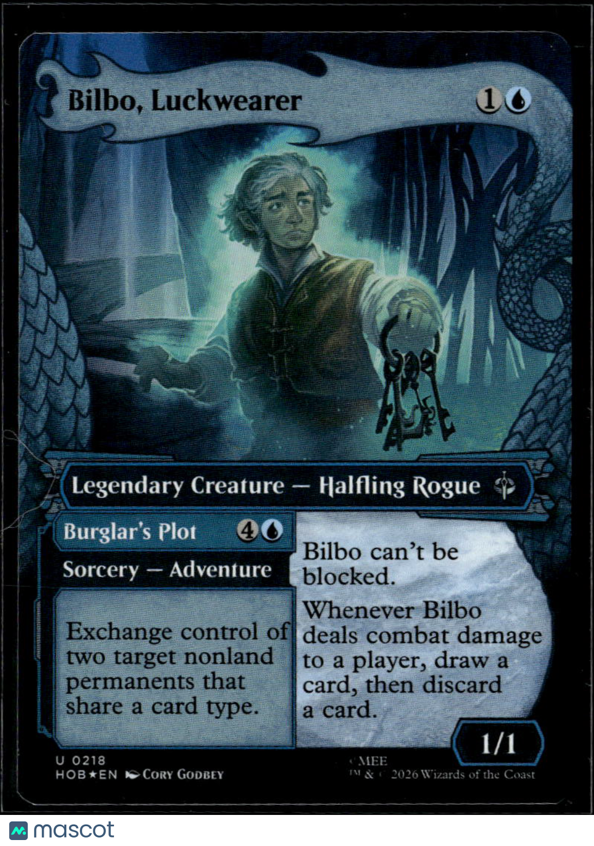 Bilbo, Luckwearer The Lord of the Rings: The Hobbit, Magic the Gathering