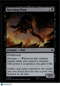 Ravening Warg The Lord of the Rings: The Hobbit, Magic the Gathering